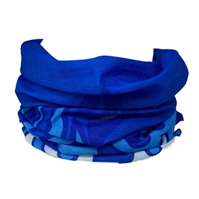 Afbeelding van Unisex naadloze multifunctionele hoofddeksels Bandana sjaal elastische buis Magische hoofdband Gaiter Balaclava Snood gezichtsmasker UV residentie (Blauwe vlammen afdrukken)
