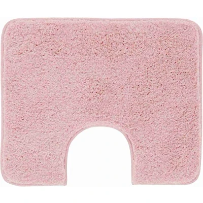 Afbeelding van Grund Badmat 27 mm, Ultrazacht en absorberend, Antislip, 5 jaar garantie, MELANGE, WC sjabloon w.A. 50x60 cm, Roos