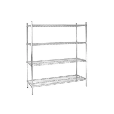 Afbeelding van Vogue voorraadrek met 4 schappen 183x45,7cm