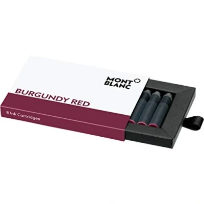 Afbeelding van Montblanc Inktcart, bordeauxrood, 1 verpakking = 8 CART PF merk