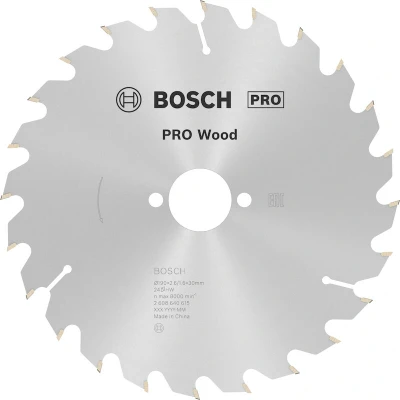 Afbeelding van Bosch optiline cirkelzaagblad 190x30x24t hout
