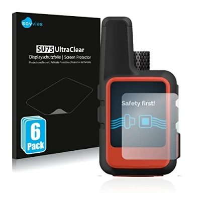 Afbeelding van Savvies (6 Stuks) Schermbeschermer voor Garmin inReach Mini 2 Screen Protector Ultra Transparant