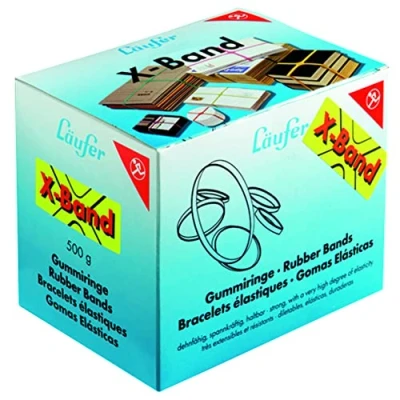 Afbeelding van Runner x Band in doos 500 g, 150 11 mm, geassorteerde kleuren
