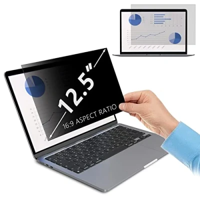Afbeelding van PaceBid Privacy Filter Screen Protector voor Laptop Computers (12,5 inch), Anti Glare/Anti Spy Film 12,5 inch breedbeeld Notebook (12,5, 16:9 Beeldverhouding)