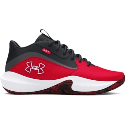 Afbeelding van Under Armour Unisex Ua Lockdown 7 Sneaker, Rood zwart rood, 16 UK
