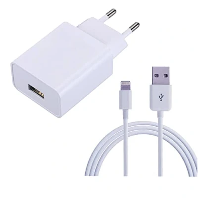 Afbeelding van Opladeradapter 12W en 1.5M USB kabel Compatibel met Pad air 3/2/1, mini 5/4/3/2, Pro (9,7&quot;/10,5&quot;), 12,9&quot; (1.Gen/2.Gen)