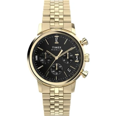 Afbeelding van Timex Marlin TW2W59900 Horloge Staal Goudkleurig Ø 40 mm