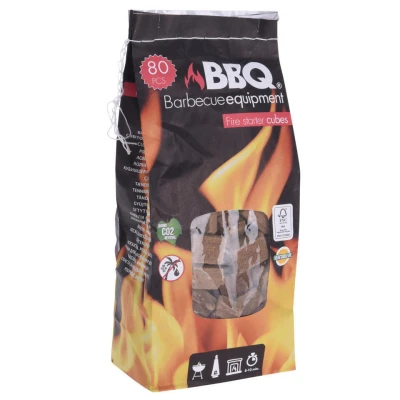 Afbeelding van BBQ Collection Aanmaakblokjes 80 stuks barbecue aanmakers
