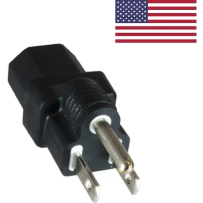 Afbeelding van C13 Type B / Amerika stroomadapter zwart