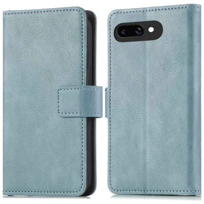 Afbeelding van Google Pixel 9A Hoesje Kunstleder imoshion Bookcase Lichtblauw Telefoonhoesje