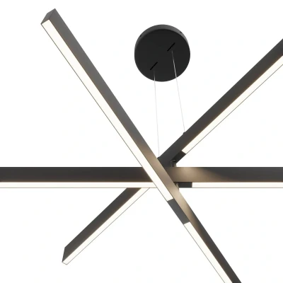 Afbeelding van Maytoni Origami LED hanglamp, zwart
