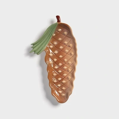 Afbeelding van &amp;Klevering Kom Schaal Plate pinecone