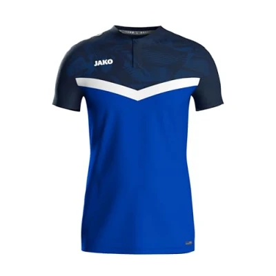 Afbeelding van JAKO Polo Iconic rood/wijnrood L royal/marine / XL