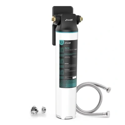 Afbeelding van Frizzlife SW15 waterfiltersysteem voor onder de gootsteen, NSF/ANSI 53&amp;42 gecertificeerd, vermindert 99,99% lood, chloor, slechte smaak en geur, waterfilter met directe aansluiting, 0,5 micron