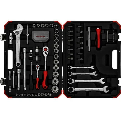 Afbeelding van Gedore RED R46003097 Dopsleutelset 1/4 + 1/2&quot; 97 Delig 3300186