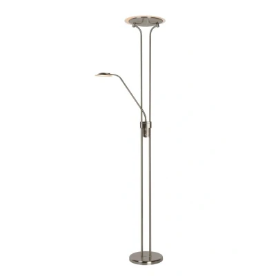 Afbeelding van Lucide Champion staande leeslamp chroom