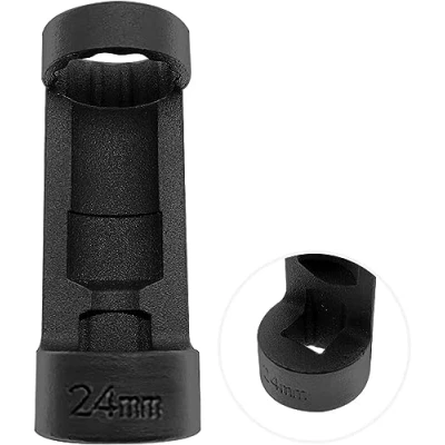 Afbeelding van ZKTOOL Veerpoot moer socket gereedschap (24mm/12PT) VM #: 3353, 1/2&quot; DR. x 24mm, 12PT