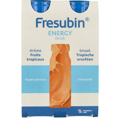 Afbeelding van Fresubin Energy Drink Tropische Vruchten 200ml, 4 stuks