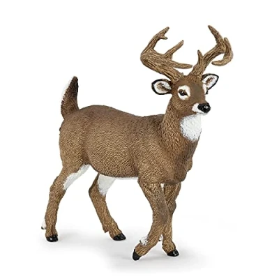 Afbeelding van Papo Handgeschilderde Figuurtjes Wild Dierenrijk Witstaarthert 53021 Verzamelbaar voor kinderen Geschikt jongens en meisjes Vanaf 3 jaar