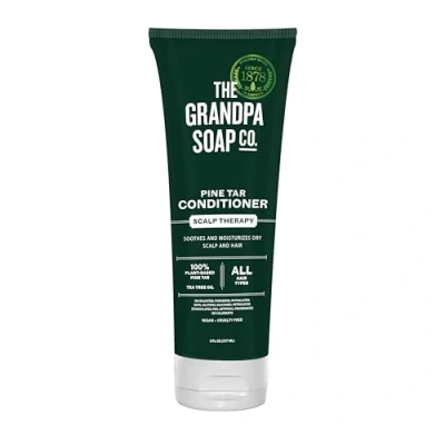 Afbeelding van Teerzeep Conditioner Gevoelige Hoofdhuid The Grandpa Soap Co. 236ml.