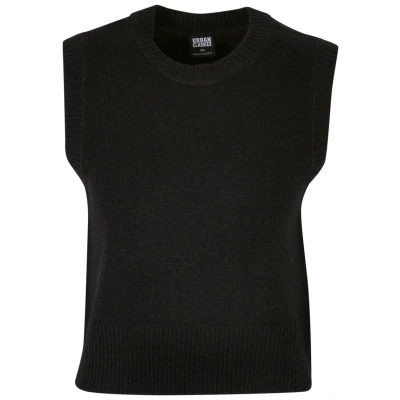 Afbeelding van Urban Classics Slipover Top, Dames, Maat: XS, Black