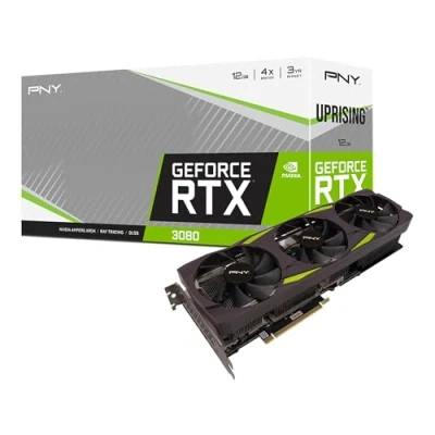 Afbeelding van PNY VCG308012LTFMPB GeForce RTX 3080 12GB XLR8 Gaming EPIC X RGB UPRISING Triple Fan Graphic Card LHR,zwart