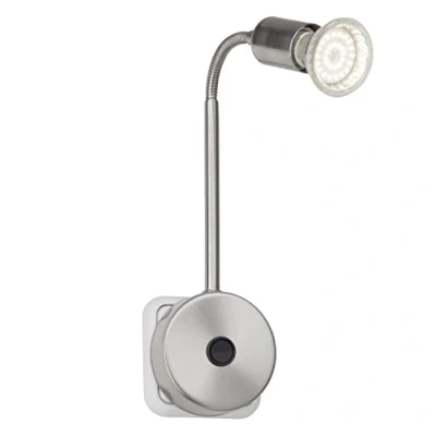 Afbeelding van Brilliant Loona LED stekkerlamp GU10 3 W RVS