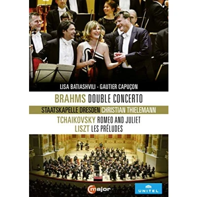 Afbeelding van Brahms: Double Concerto; Tchaikovsky: Romeo and Juliet; Liszt: Les Préludes [Video]