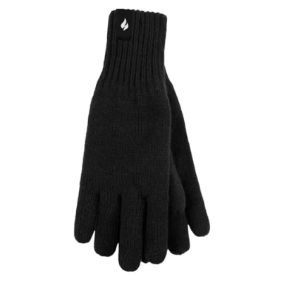 Afbeelding van Heat HOLDERS Thermische Weaver Gebreide 2.3 TOG Handschoenen voor heren, Zwart, M/L