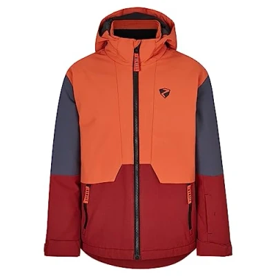 Afbeelding van Ziener AZAM Skijas voor jongens, winterjas, waterdicht, winddicht, warm, rood cabin, 104