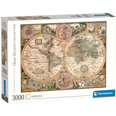 Afbeelding van Clementoni legpuzzel High Quality Collection oude kaart 3000 stukjes