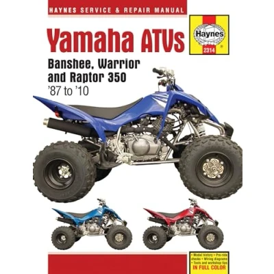 Afbeelding van Yamaha Banshee, Warrior &amp; Raptor 350 ATVs (87 10)