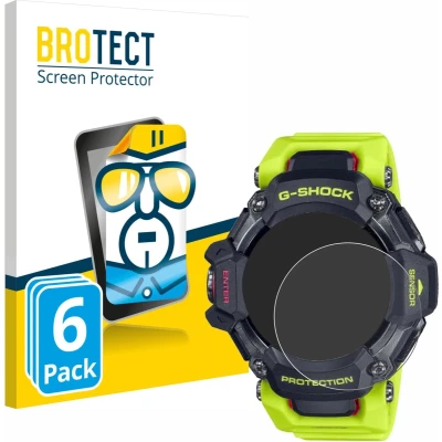 Afbeelding van BROTECT Screenprotector voor Casio G Shock GBD H2000 Folie Beschermfolie transparant (6 Stuks)