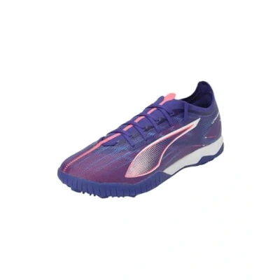 Afbeelding van Puma Ultra 5 Match TT Voetbalschoenen voor kunstgras, Heren, Maat: 39, Lapis lazuli/white/sunset glow Textiel/ synthetisch