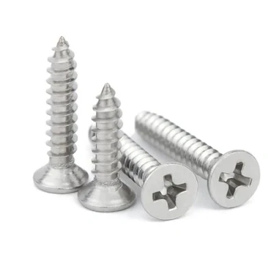 Afbeelding van 100/200 stks M2 M2.6 304 Rvs Phillips Verzonken Kop Zelftappende Schroef (Color : 18mm, Size M2x200pcs)