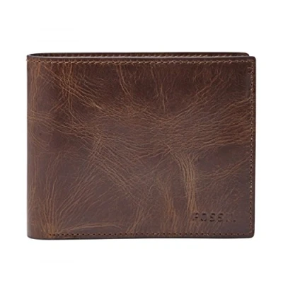 Afbeelding van FOSSIL heren Derrick , Donker bruin, 2.5x9.5x11.4 cm (B x H T)