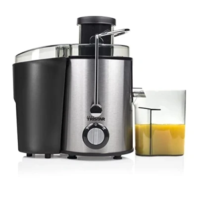 Afbeelding van Tristar SC 2284 Sapcentrifuge Roestvrijstalen behuizing Druppelstop, Zwart