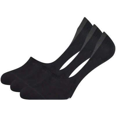Afbeelding van Bamboo Basics Unisex 3 PACK Invisible MIKA Enkelsokken, Maat: 35 40, Black