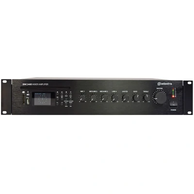 Afbeelding van Adastra RMC240D 240W 100V versterker met CD BT DAB+ en MP3 speler