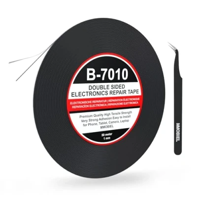 Afbeelding van MMOBIEL 1mm Dubbelzijdig Plakband 50 meter lang voor Reparaties incl. Gereedschapsset Telefoon, Tablet en Laptop