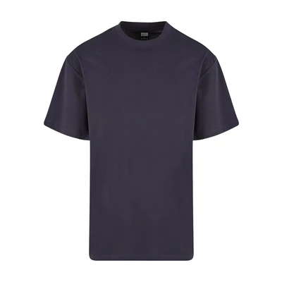 Afbeelding van Urban Classics Signature LOGO TEE Tshirt print, Heren, Maat: Large, Navy