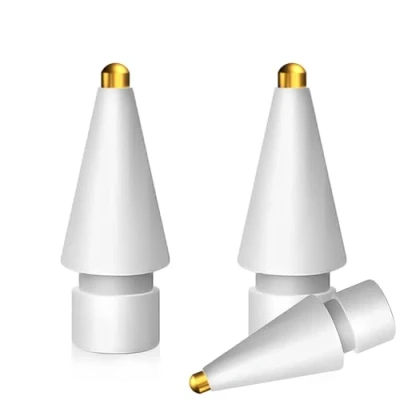 Afbeelding van MMOBIEL 1mm Metalen Pencil Tips Geschikt voor Apple 1e &amp; 2e Generatie 3 Stuks Punten iPencil Nibs Vervanging Wit