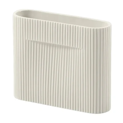 Afbeelding van Muuto Ridge vaas 16,5 cm Off white