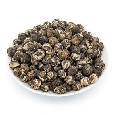 Afbeelding van Oriarm Jasmijn Draken Parels Groene Thee 100g Phoenix Pearls Van Fujian China Chinese Jasmine Green Tea Loose Leaf 2nd Grade