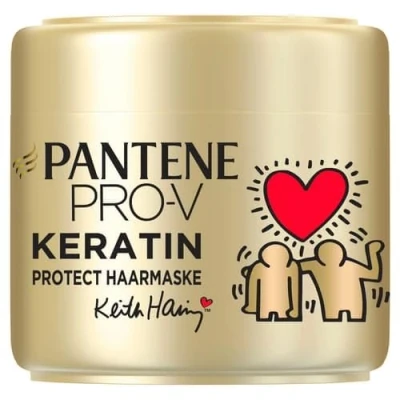 Afbeelding van Pantene Pro V Repair &amp; Care Keratin Protect haarmasker 300 ml voor droog, beschadigd haar, helpt schade van 6 maanden in slechts 1 toepassing te repareren, met formule en Active Nutri Plex
