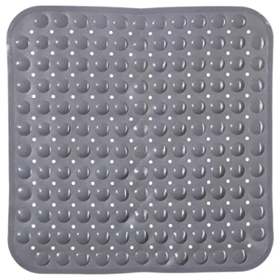 Afbeelding van 5Five Badmat grijs anti slip 54 x cm Badmatjes