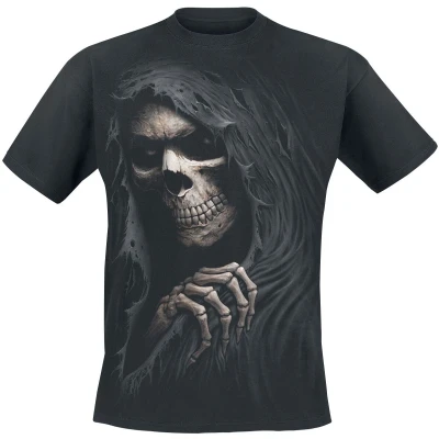 Afbeelding van Spiral Heren Tshirt 4XL GRIM RIPPER Zwart