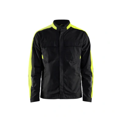 Afbeelding van Blaklader Industrie jack stretch 4444 1832 Zwart/High Vis Geel