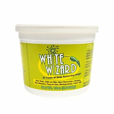 Afbeelding van White Wizard Vlekverwijderaar, geurloze reinigingspaste, verwijdert vet, koffie, thee, ketchup en nog veel meer (1 x 283 g)