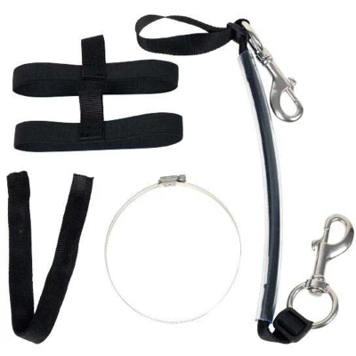 Afbeelding van Best Divers Stage Tank Strap 140/160 Mm Harnas Zwart,Zilver